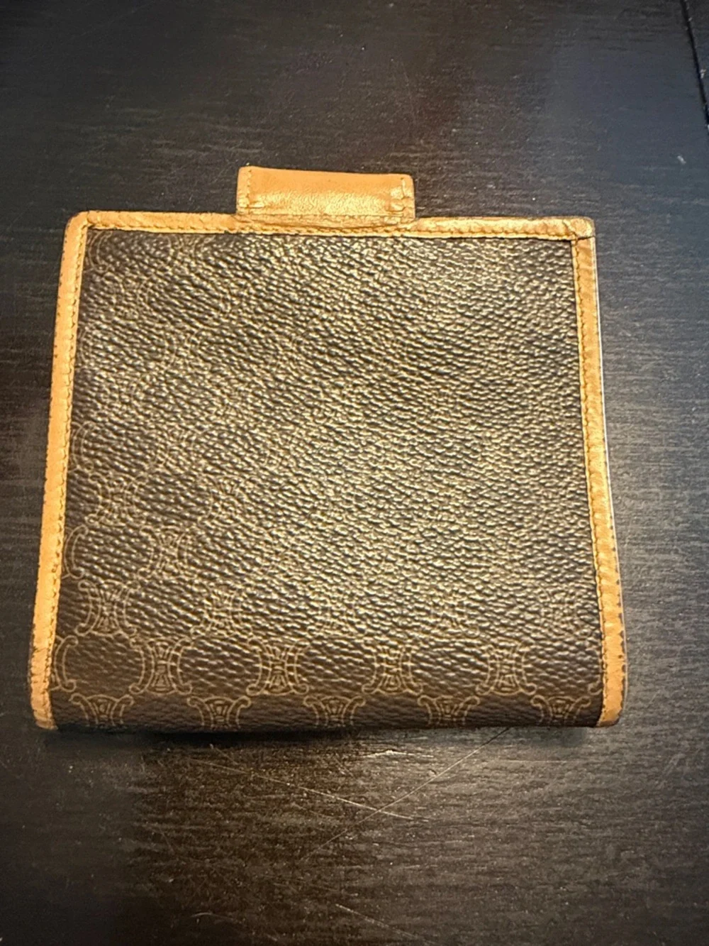 Celine Tan Leather Card Holder Wallet - Picture 7 of 10